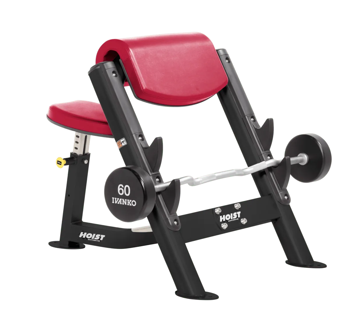 Hoist Fitness CF-3550 banc pupitre Larry Scott noir 272 kg