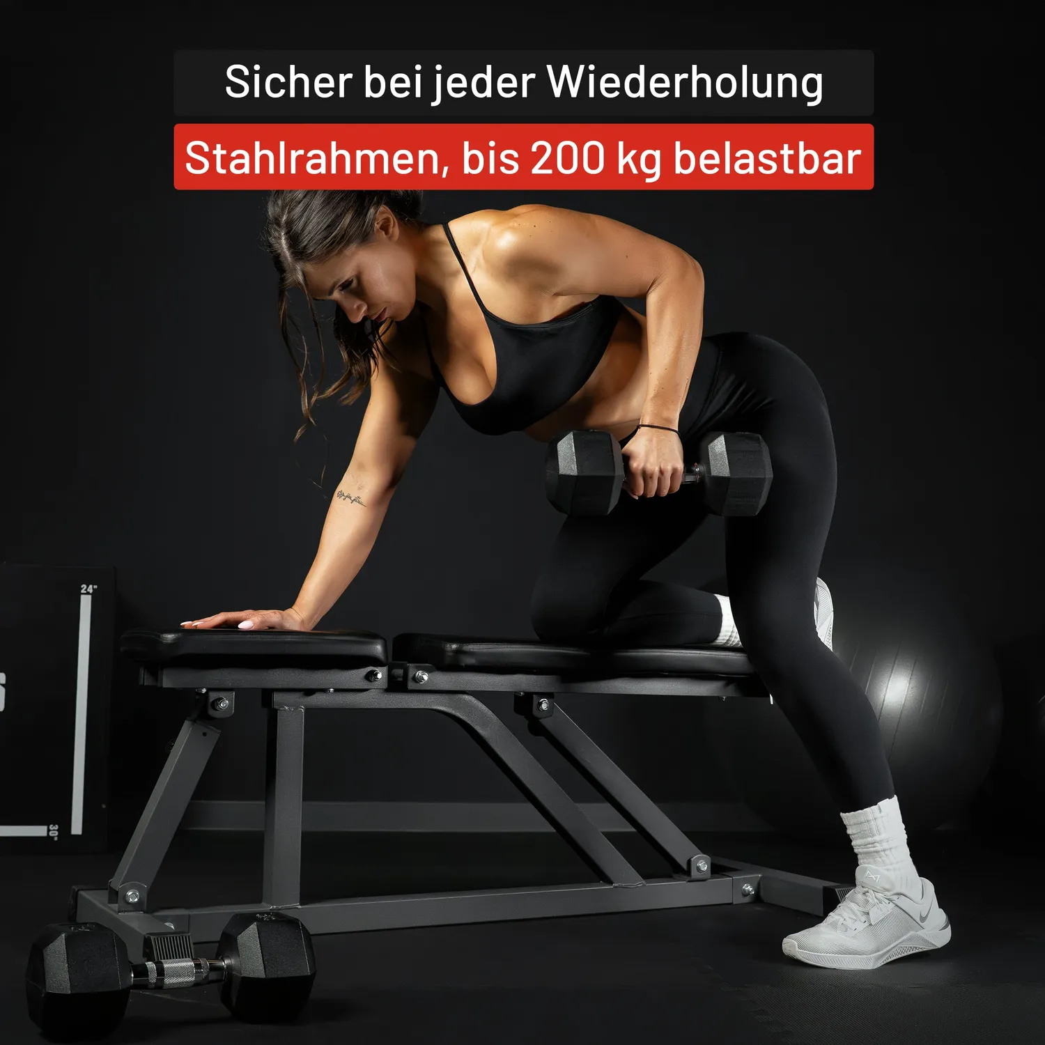 Gyronetics E-Series banc musculation réglable 200 kg