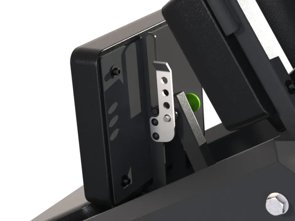 PRIME Hack Squat Range Plate plaque réglage 4 trous acier