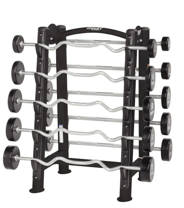 Hoist Fitness CF CF-3465 rack barres noir mat 10 places