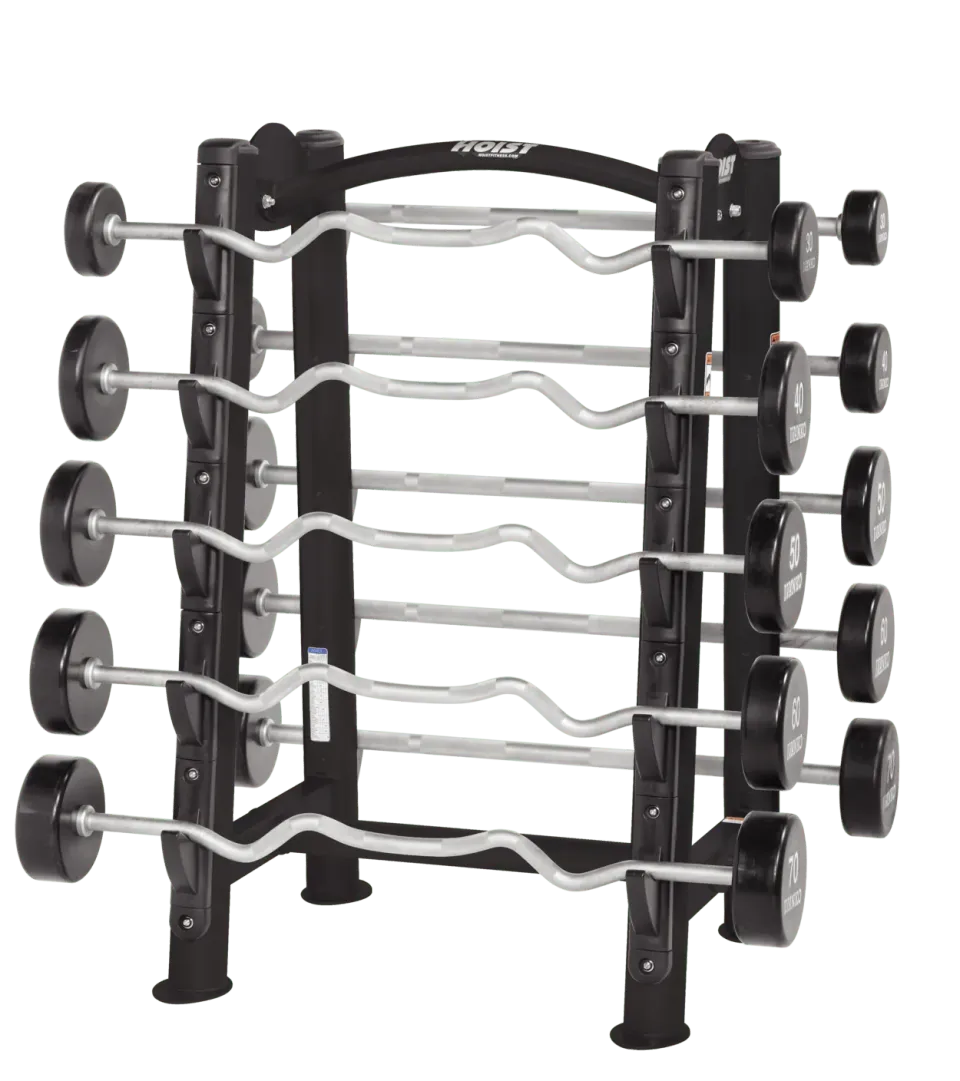 Hoist Fitness CF CF-3465 rack barres noir mat 10 places