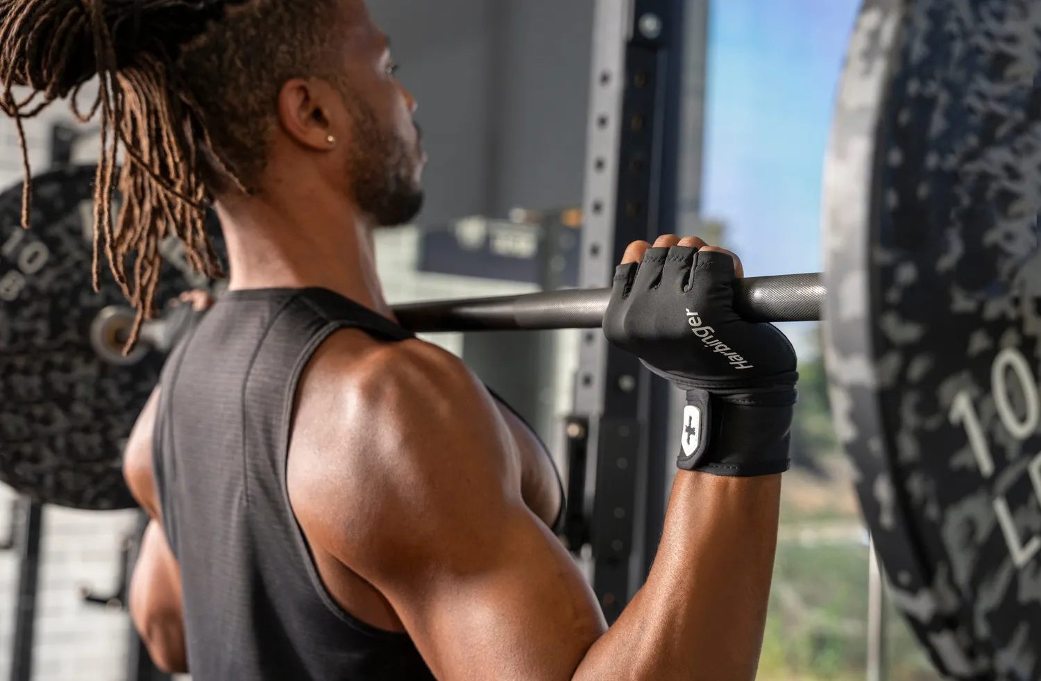 Harbinger Pro Wristwrap 3.0 gants musculation homme cuir