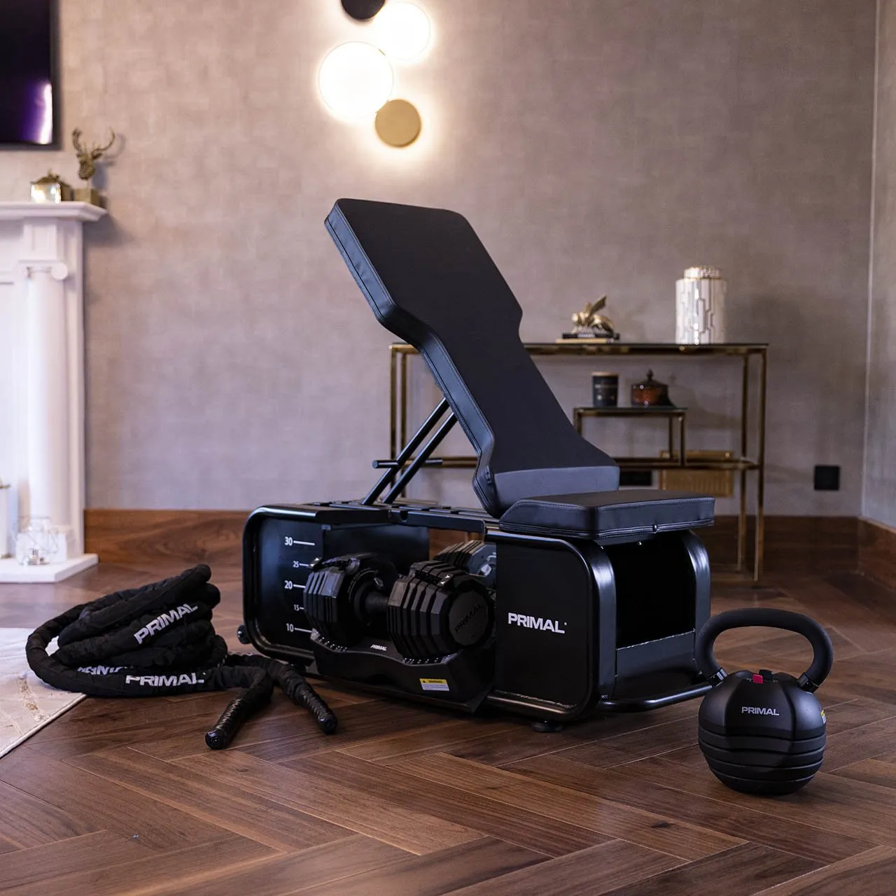 Primal Personal pack home gym compact vélo + banc HIIT