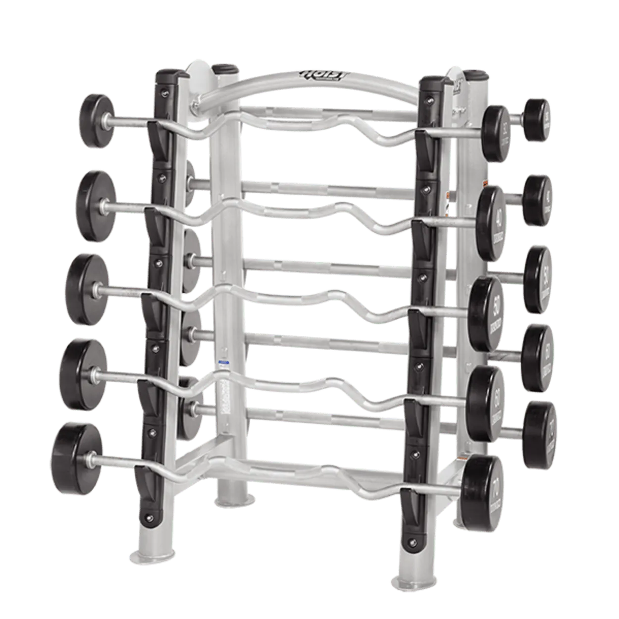 Hoist Fitness CF CF-3465 rack barres noir mat 10 places