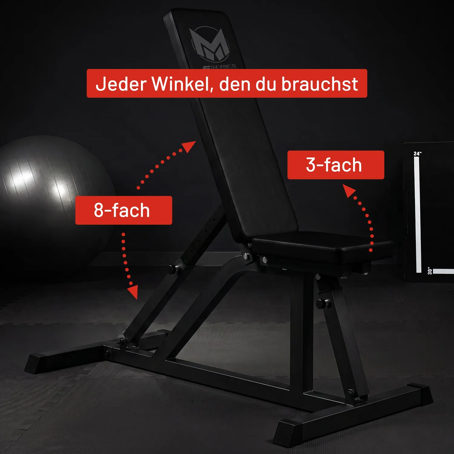 Gyronetics E-Series banc musculation réglable 200 kg
