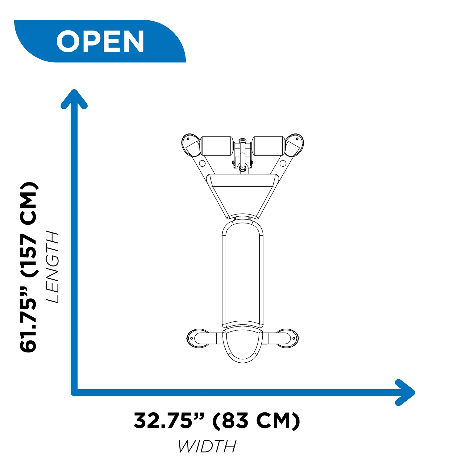 Hoist Fitness CF-3162 banc plat décliné 454 kg