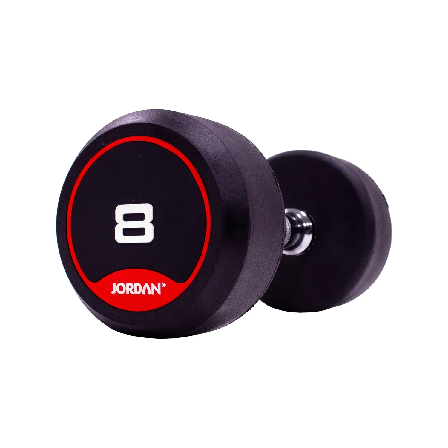 Jordan Fitness Rubber haltères rouge paire 10 kg muscu