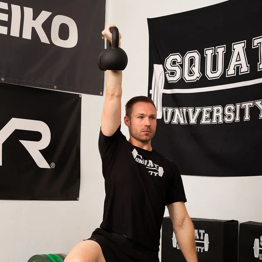 AbMat U-Bell kettlebell fonte noir 5 tailles