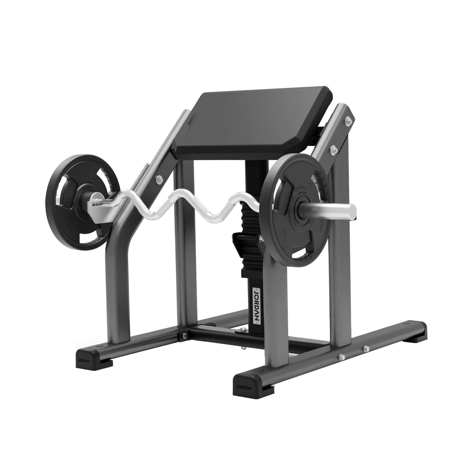 Jordan Fitness Seated Preacher Curl banc à biceps gris