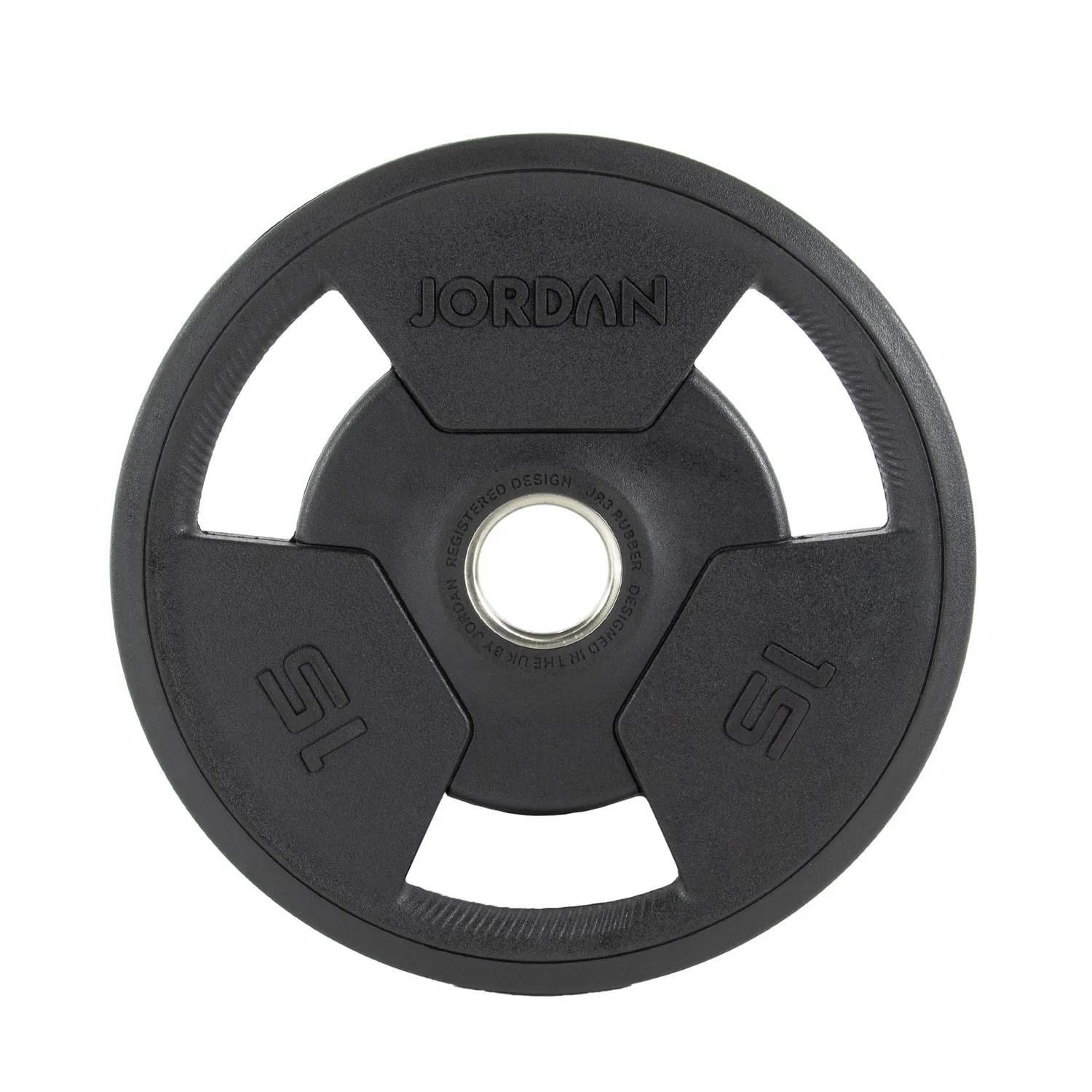 Jordan Tri-Grip Disque Olympique 25 kg Caoutchouc