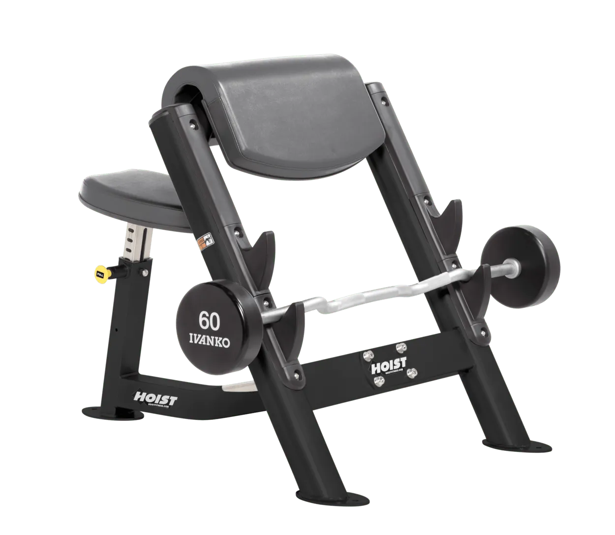 Hoist Fitness CF-3550 banc pupitre Larry Scott noir 272 kg