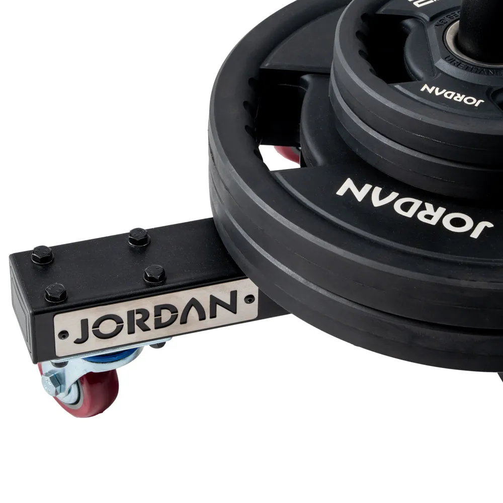 Jordan Vertical Portable Plate Storage Rack range disques noir