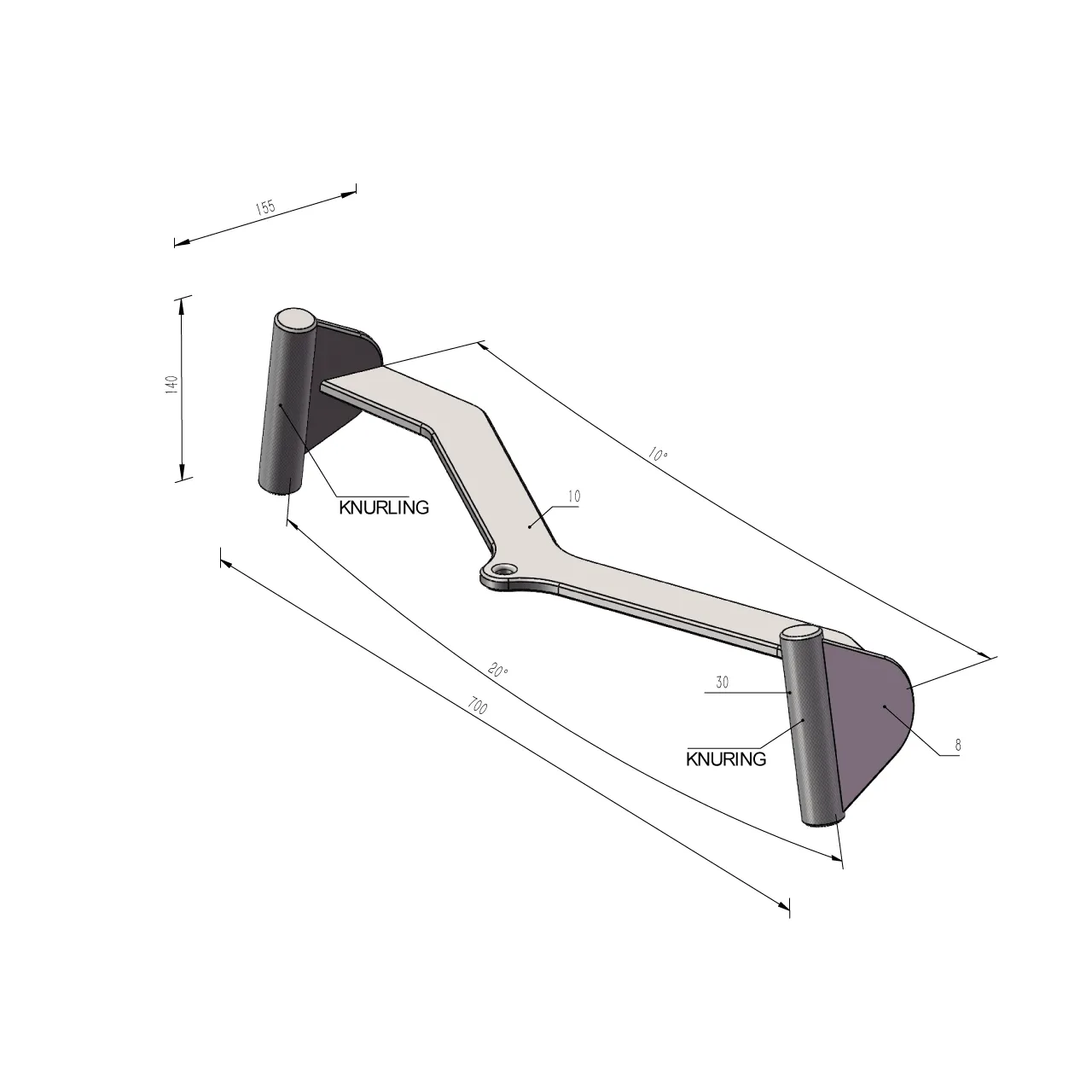 Primal Performance V2 Max Grip Handle poignée Wide Grip