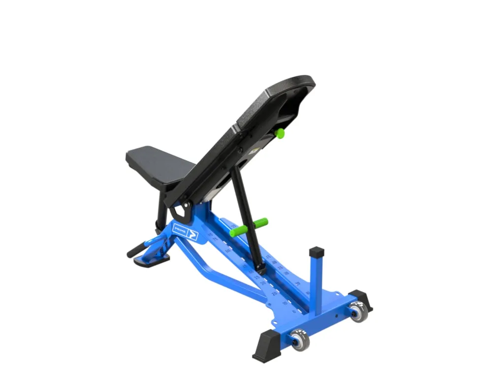 Prime Fitness Shorty banc réglable décliné plat incliné
