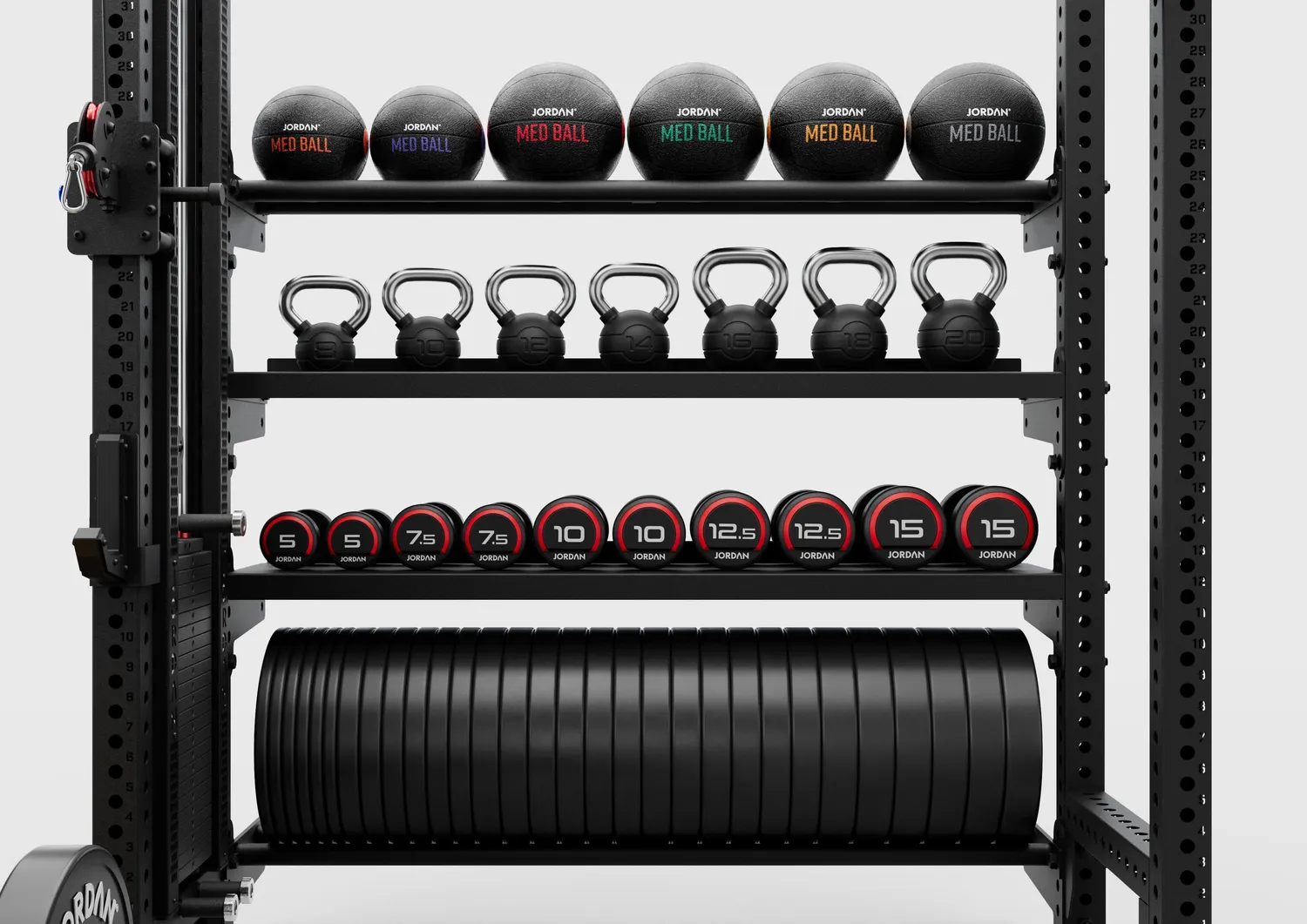 Jordan J75 Étagère Rangement 1080 mm Kettlebell