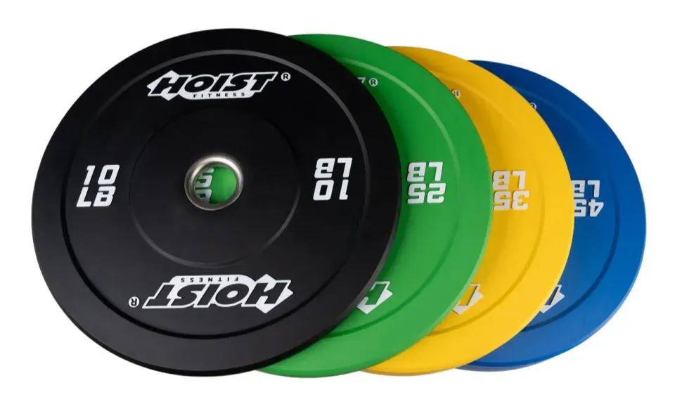 Hoist Fitness Bumper Plates disques olympiques caoutchouc