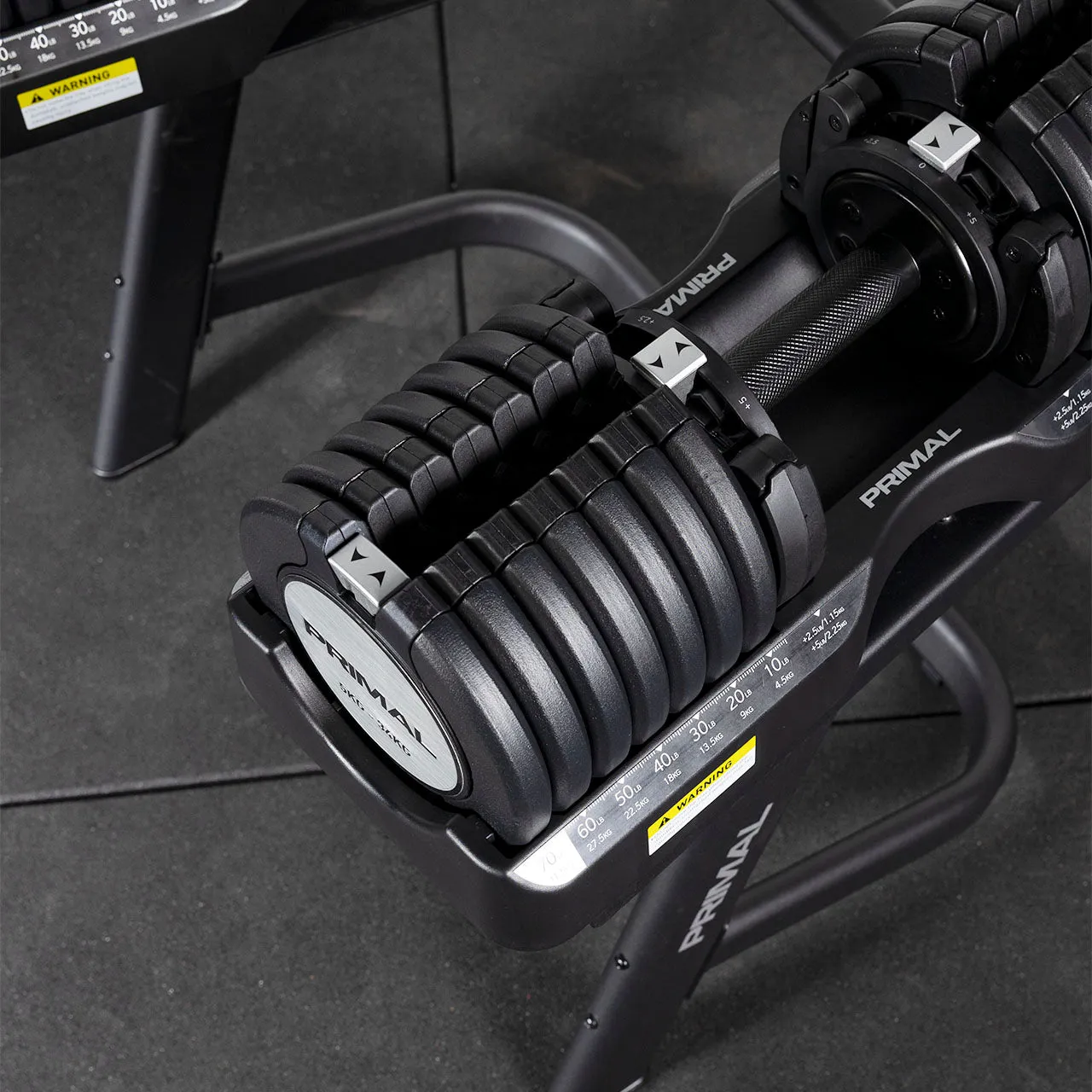 Primal Strength Personal haltère réglable 34 kg paire support