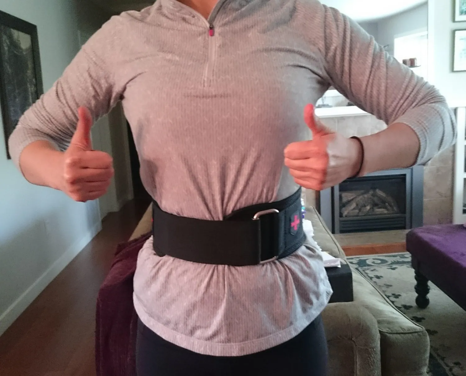 Harbinger 4 Nylon ceinture musculation noire soutien lombaire