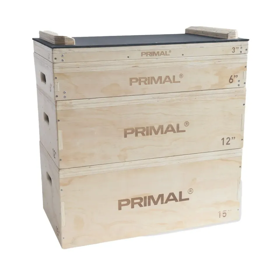 Primal Performance Series Jerk Blocks blocs haltérophilie bois empilables