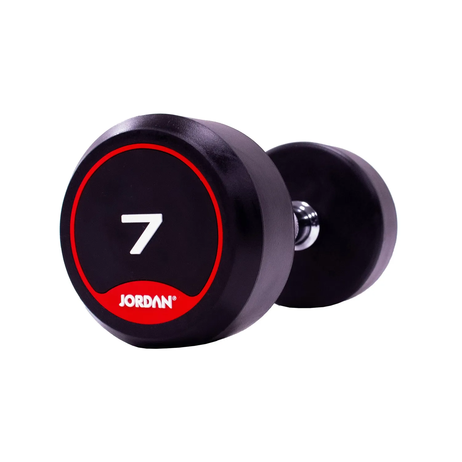 Jordan Fitness Rubber haltères rouge paire 10 kg muscu