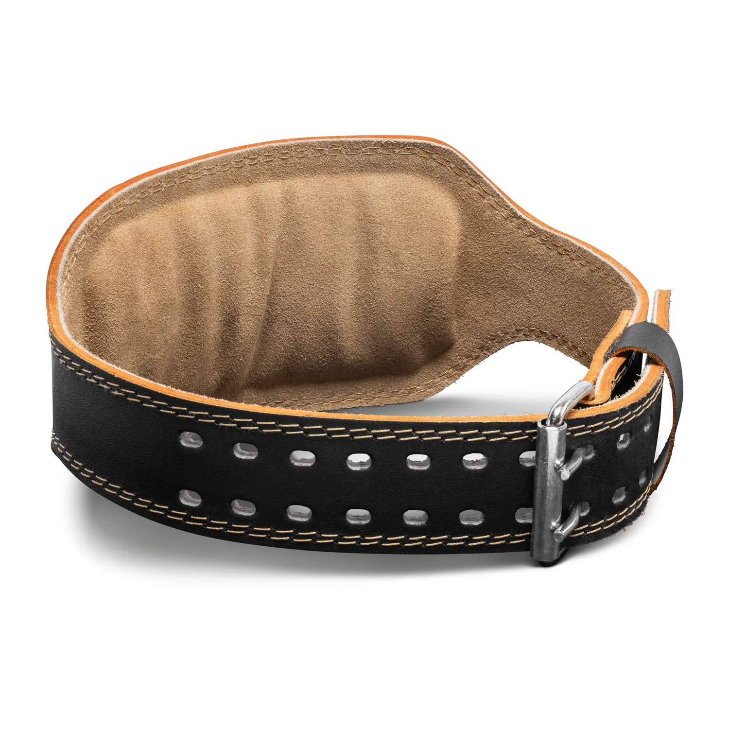 Harbinger 6 pouces ceinture musculation cuir noire rembourrée 2.0