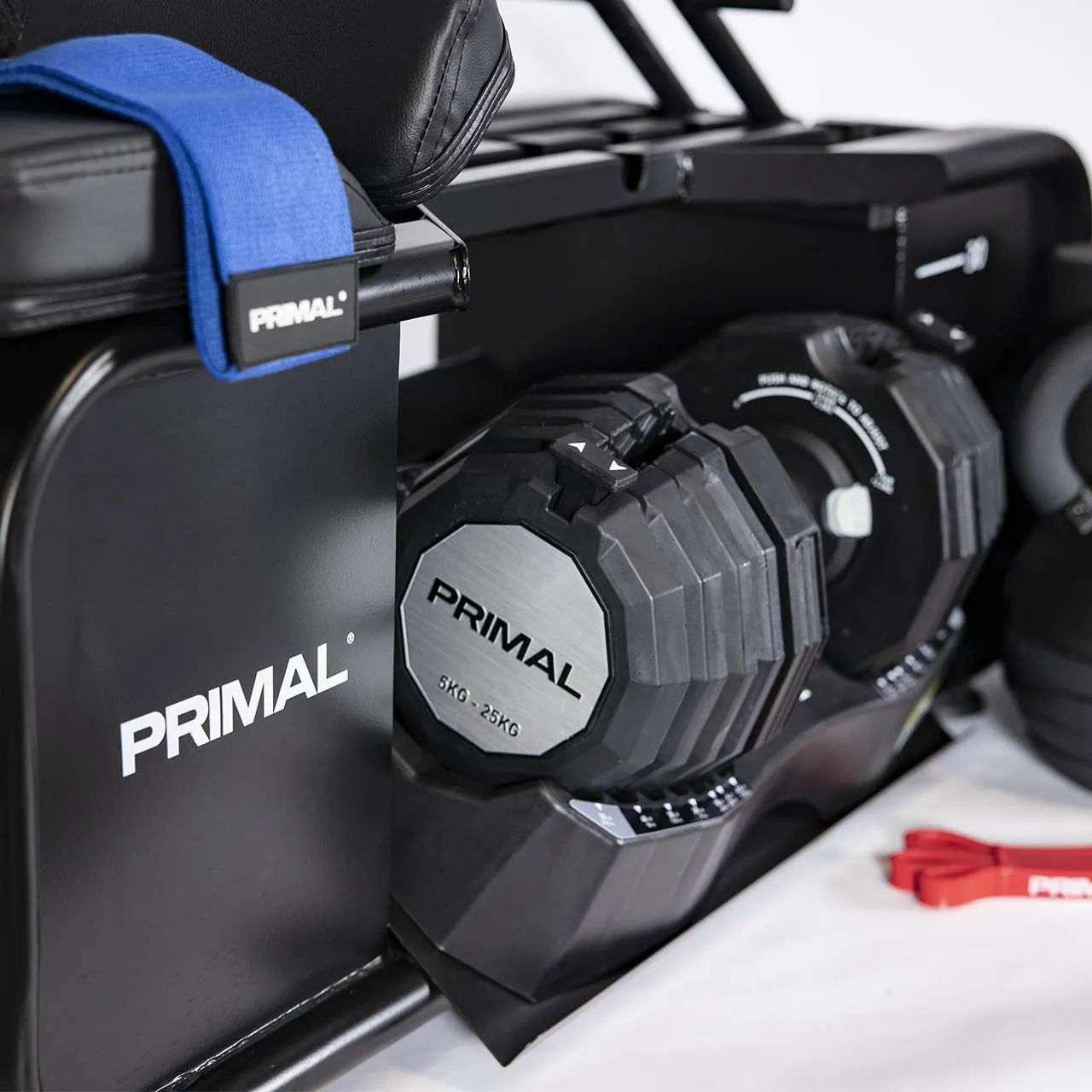 Primal Personal HIIT Pack Banc + Haltères 25 kg Réglables