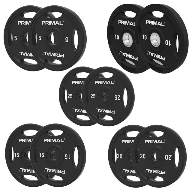 Primal Performance disques olympiques caoutchouc set