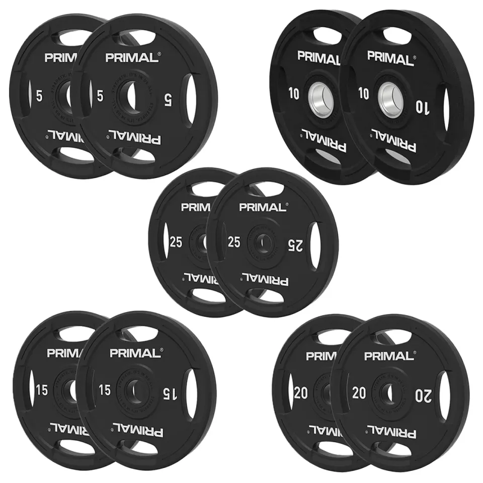 Primal Performance disques olympiques caoutchouc set