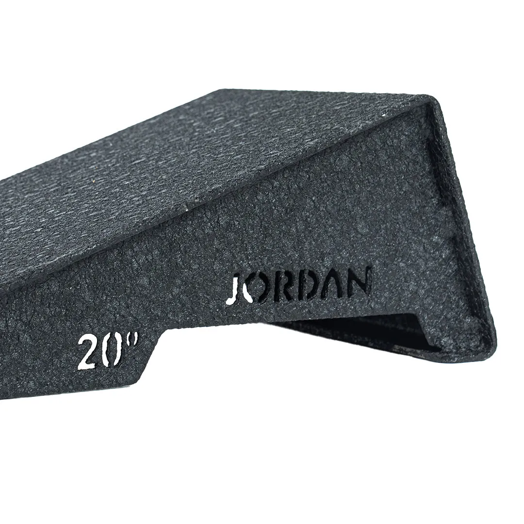 Jordan Fitness Squat Ramps Paire 10 Degrés Acier Talons Surélevés