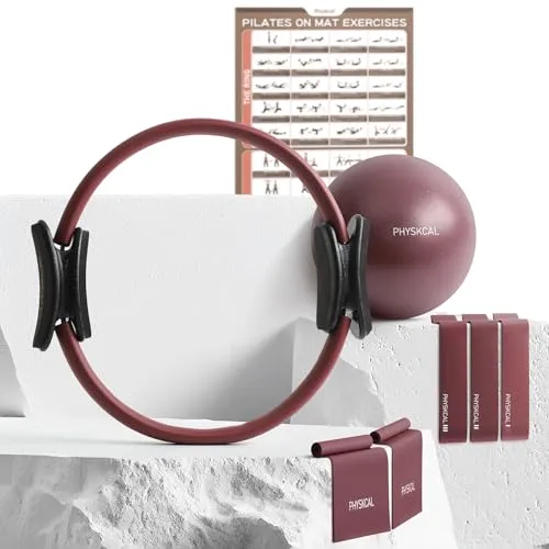 PhysKcal Kit Pilates Anneau Balle Bandes Complet