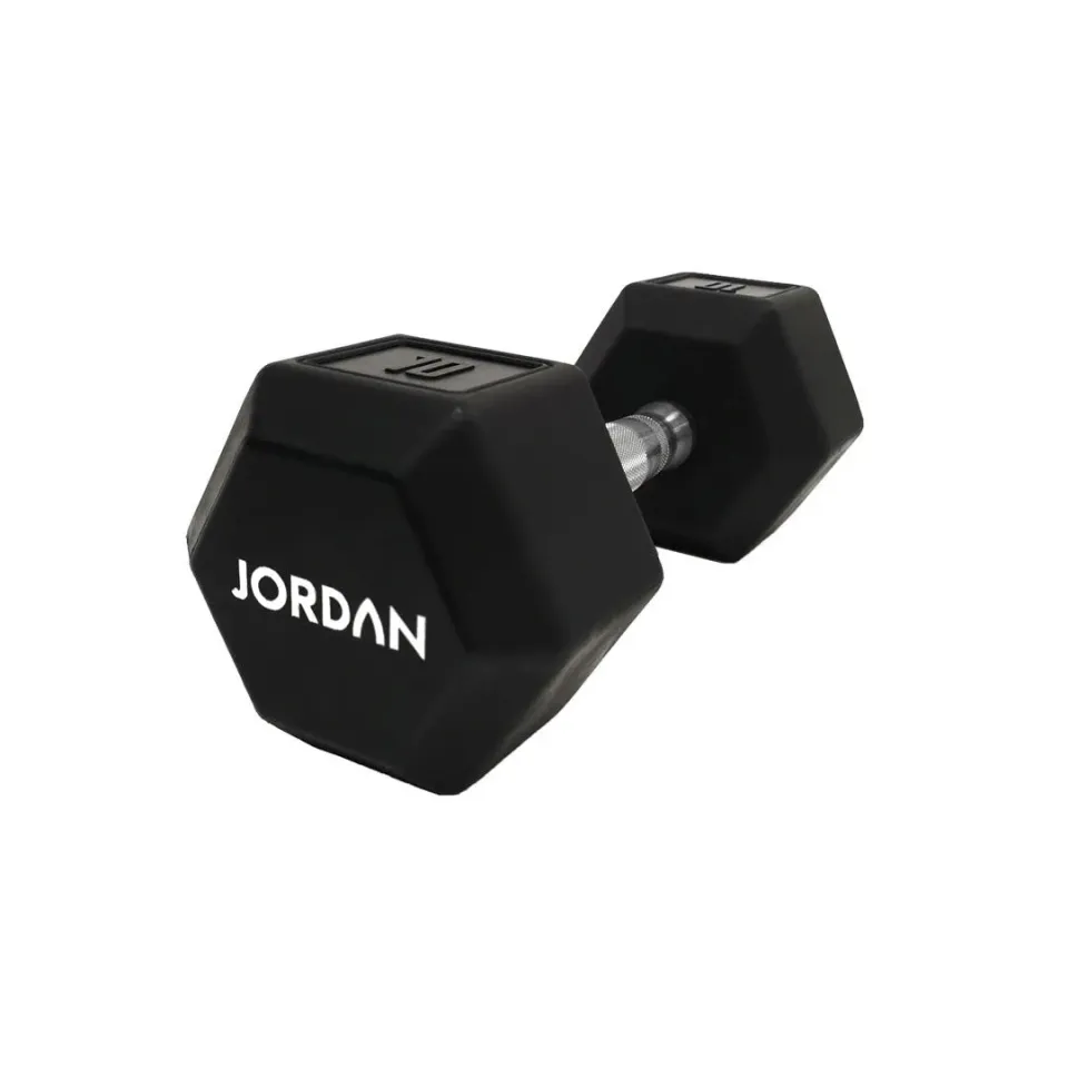 Jordan HEX haltère uréthane paire hexagonale anti-roulage