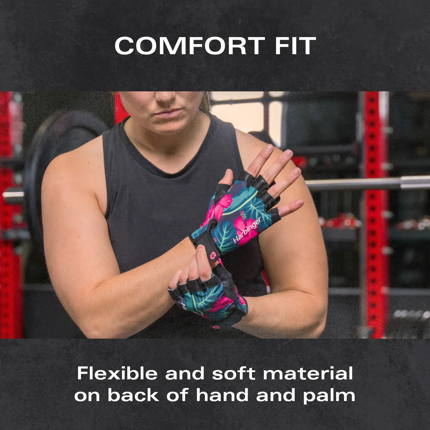Harbinger Pro Gants musculation multi S-M cuir perforé