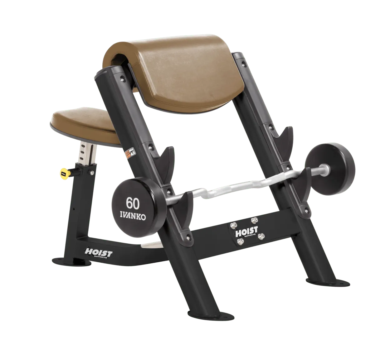 Hoist Fitness CF-3550 banc pupitre Larry Scott noir 272 kg