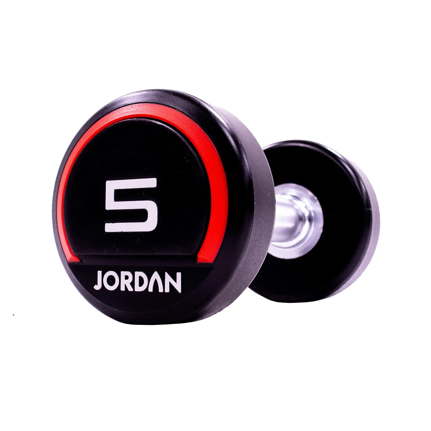 Jordan Urethane haltère rouge paire 20 kg robuste