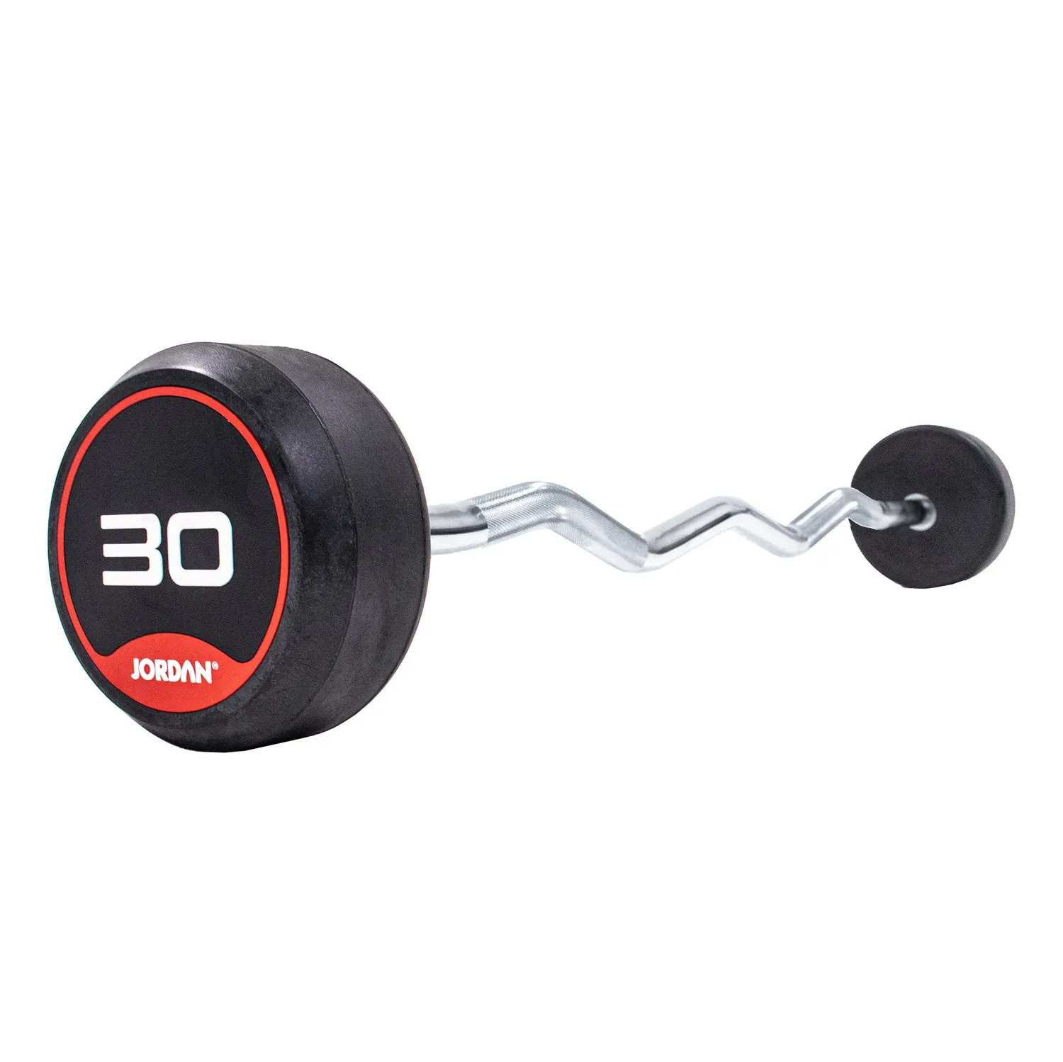 Jordan Fixed Barbells barre curl 10 kg caoutchouc