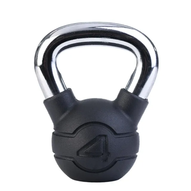 Jordan kettlebell chrome caoutchouc 4 kg