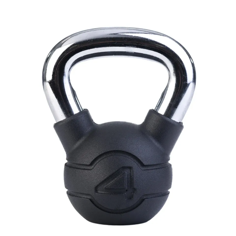 Jordan kettlebell chrome caoutchouc 4 kg