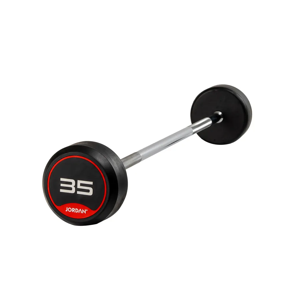 Jordan Fitness Fixed barre fixe droite caoutchouc 20 kg