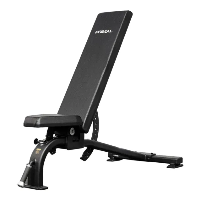 Primal Club banc musculation réglable 300 kg roulettes
