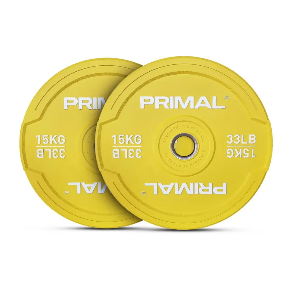 Primal Coloured Bumper disque bumper paire 15 kg caoutchouc