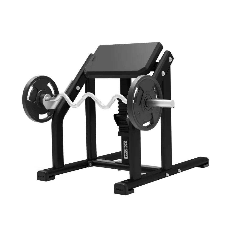 Jordan Fitness Seated Preacher Curl banc à biceps gris