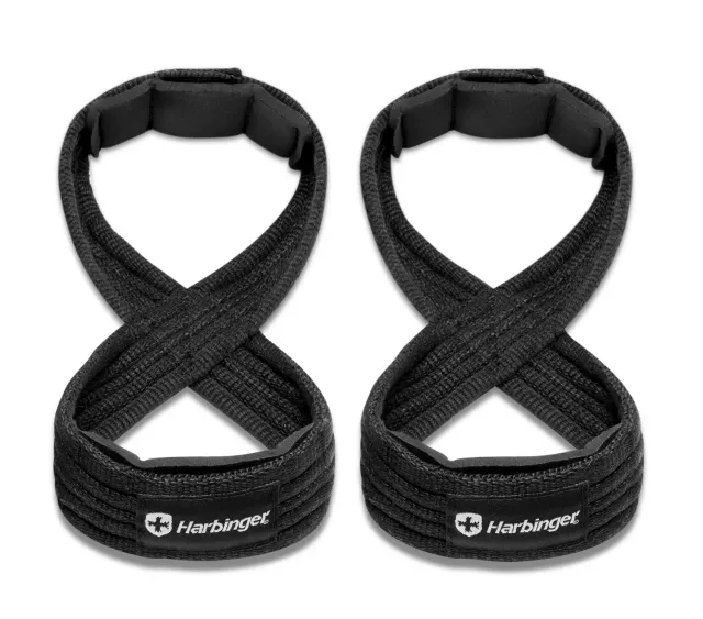 Harbinger Figure 8 sangles musculation noir SM/MD