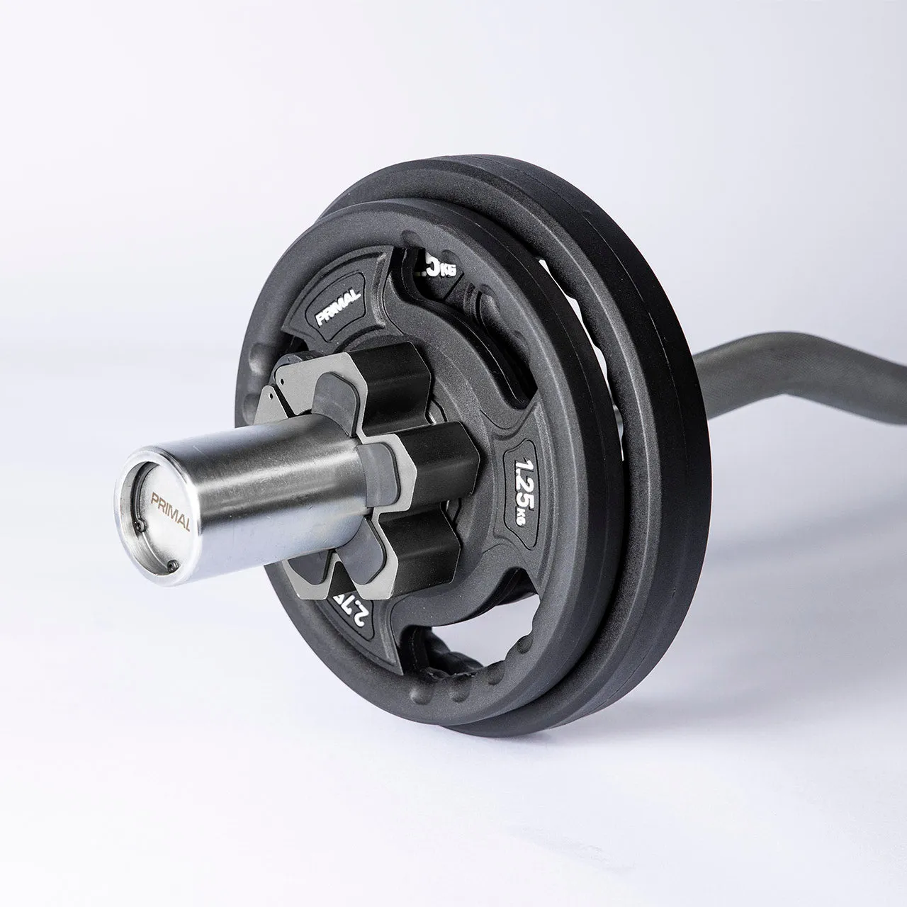 Primal Performance Steel Olympic barre EZ 28,5 mm cannelée