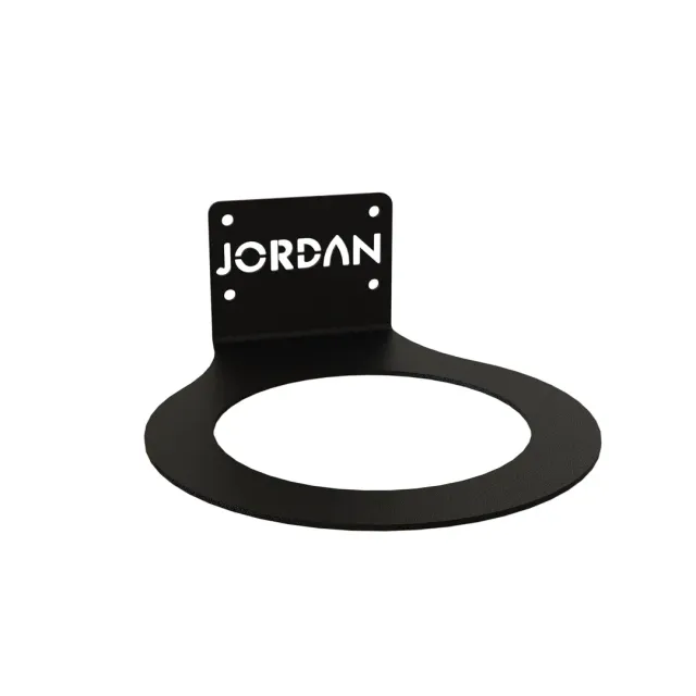 Jordan Fitness support wall ball mural Noir acier 5 mm