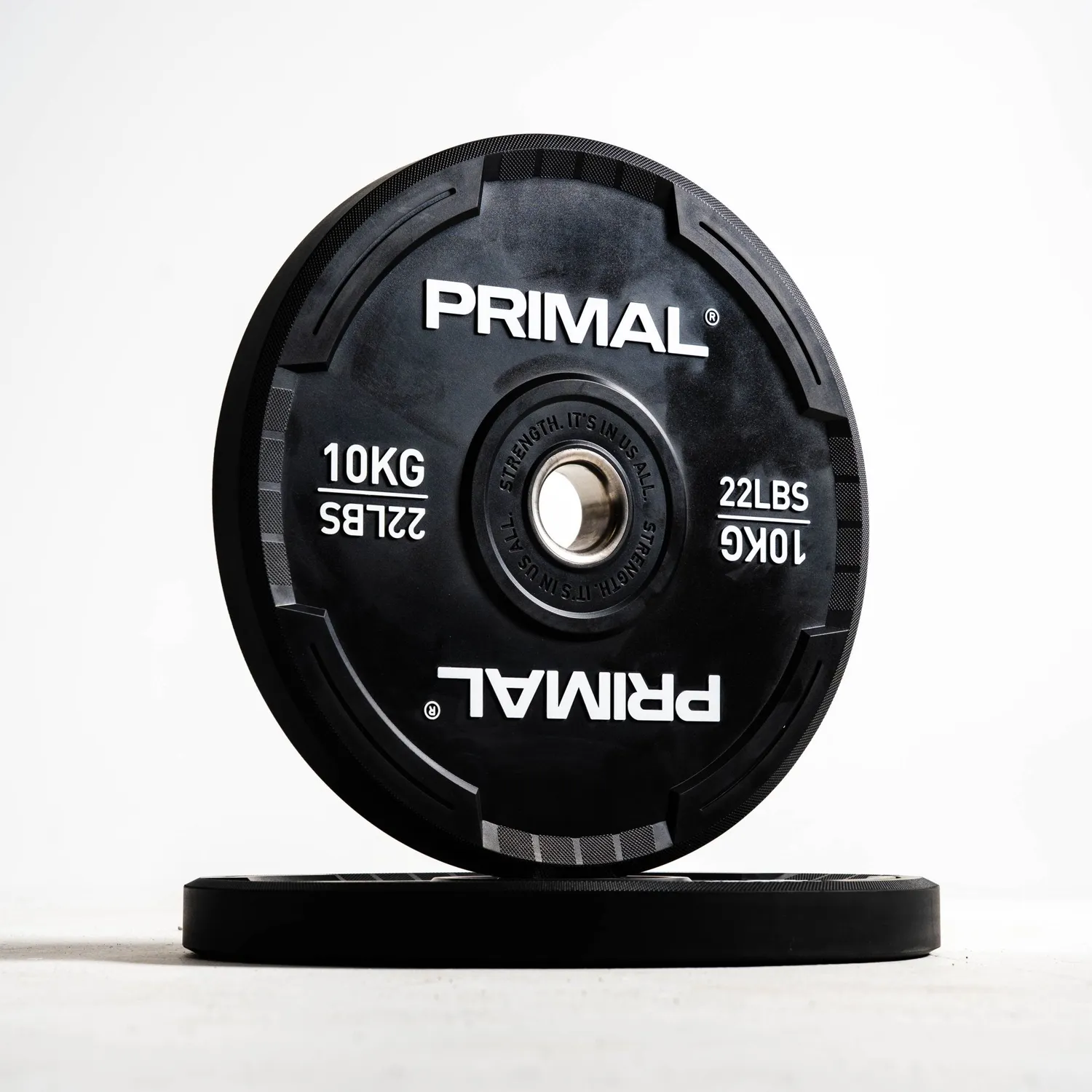 Primal Black Bumper disques 100 kg caoutchouc