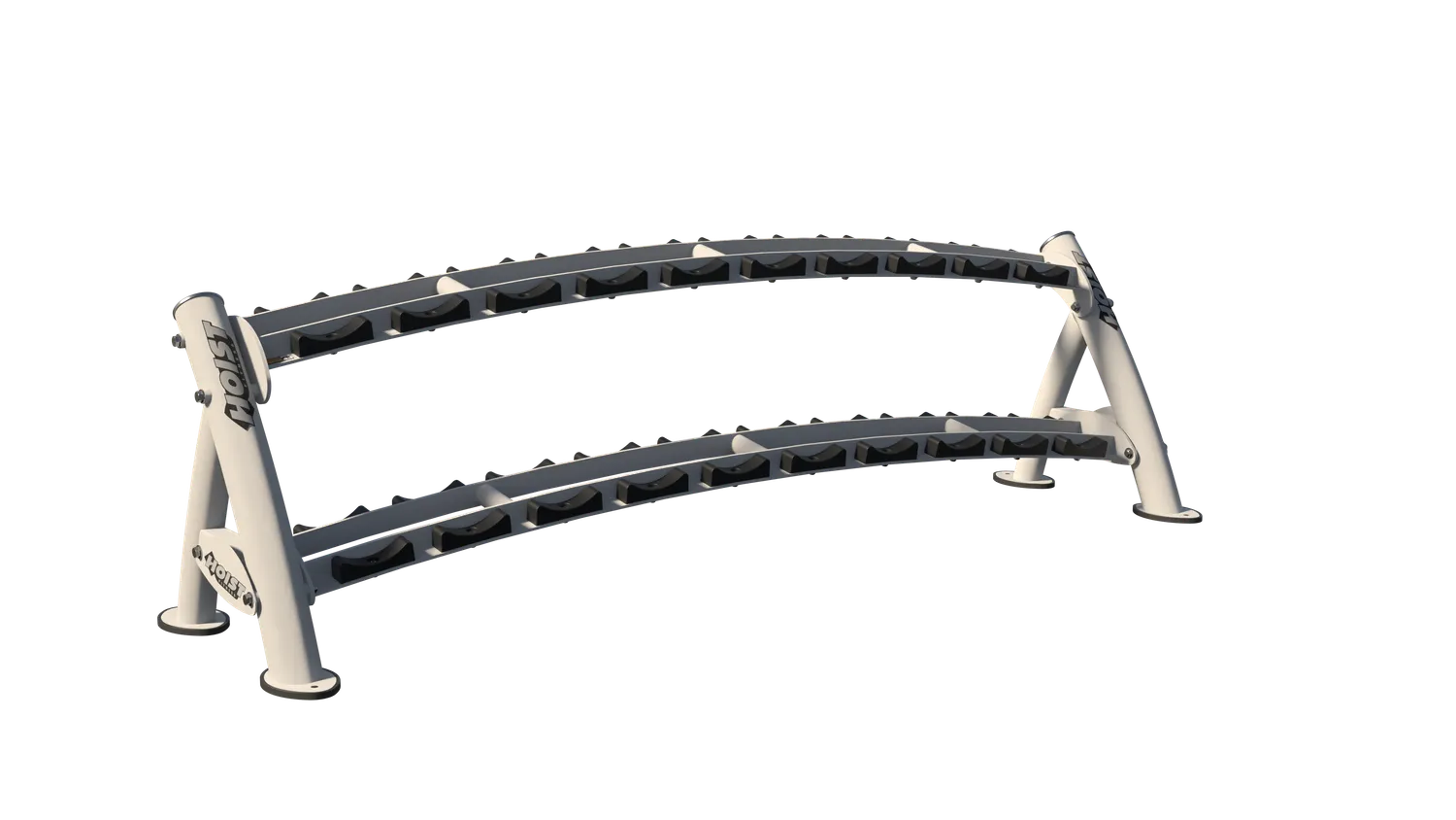 Hoist Fitness CF-3461-2 rack haltères 2 niveaux noir mat