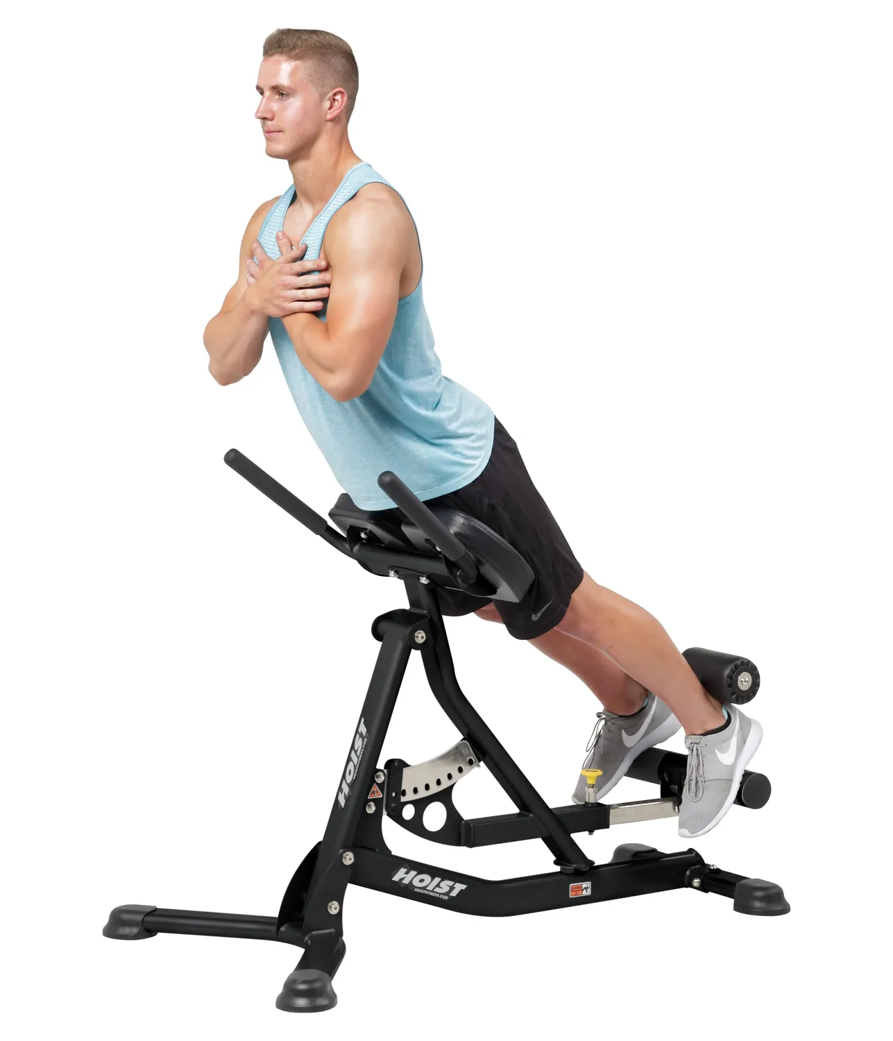 Hoist Fitness HF-5664 banc lombaire roman noir réglable