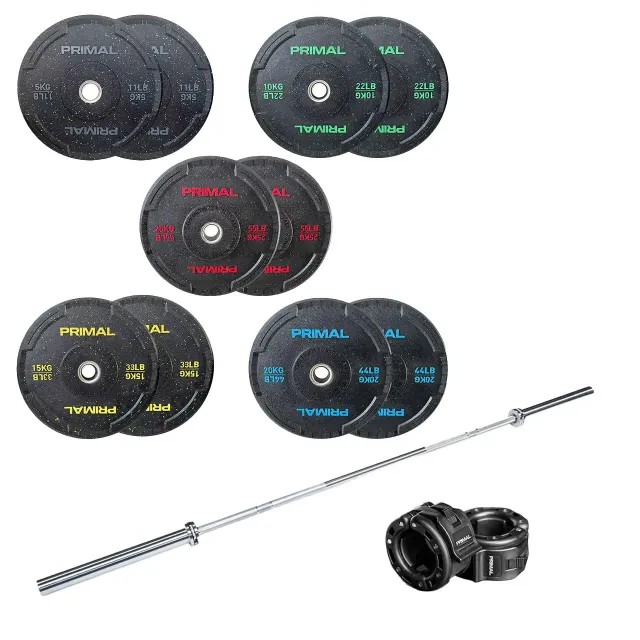 Primal V2 Hi-Temp Set bumpers 100kg grain caoutchouc