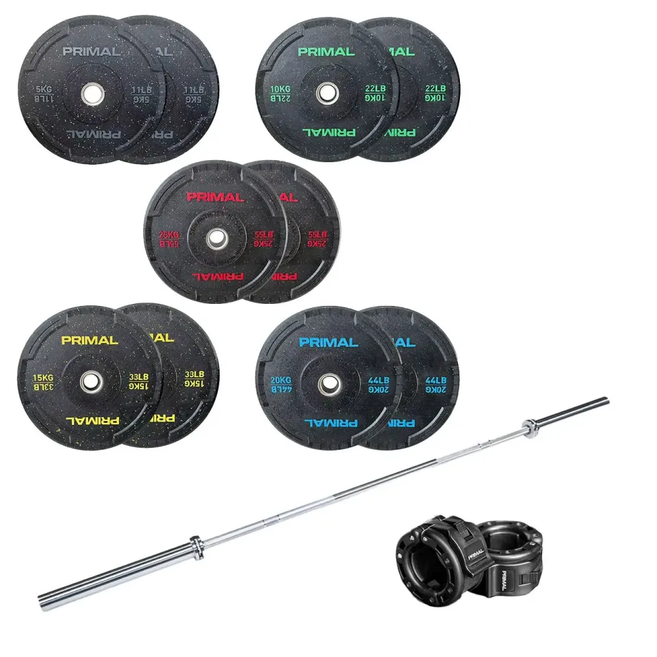 Primal V2 Hi-Temp Set bumpers 100kg grain caoutchouc