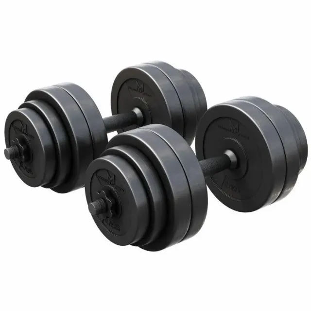 Gyronetics E-Series kit haltères 30 kg 25 mm plastique